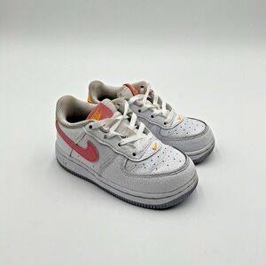NIKE Air Force 1 Low (Size 8C) Toddler Athletic Shoes Sneakers FJ3486-100 #767